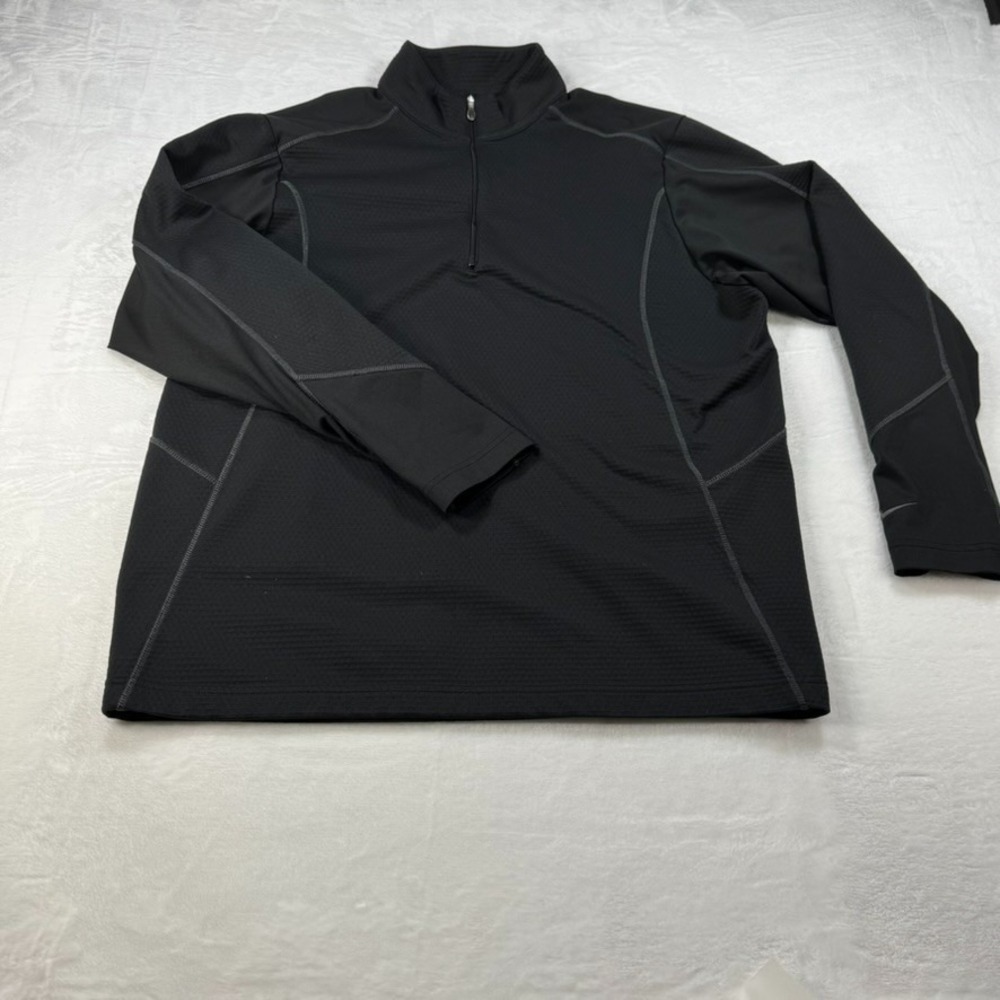 NIke Golf - Therma 1/4 Zip Pullover Sweater - Men's L - Black Golf Performance